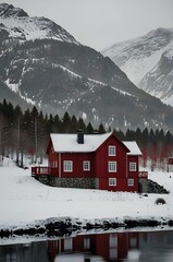 house in the mountains