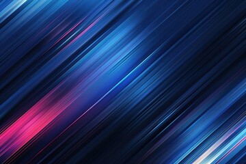 Fototapeta premium Abstract blue and pink diagonal lines background.