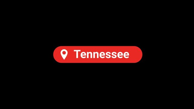 Tennessee Location title Animation