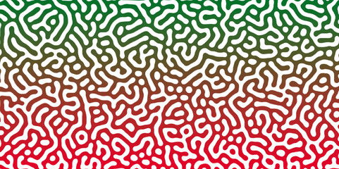 Abstract Turing organic wallpaper with background. Turing reaction diffusion monochrome seamless pattern with chaotic motion. Natural seamless line pattern. Linear design with biological shapes.