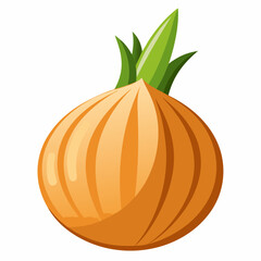 Onion art vector