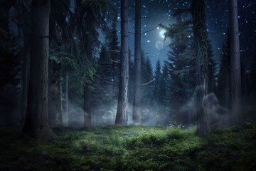 Obraz premium A blue planet with a background of shining stars. Ideal for space-themed designs. Beautiful simple AI generated image in 4K, unique.