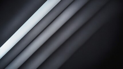 Obraz premium Generative AI, A sleek and modern abstract composition, showcasing the interplay of light and shadow with clean, diagonal lines and a gradient of colors.