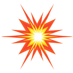 Bomb explosion Illustration 