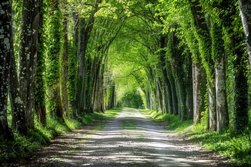 Obraz premium Route Arrossa Jean-Paul. Beautiful simple AI generated image in 4K, unique.