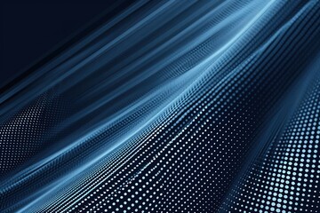 Abstract blue background with dotted pattern.