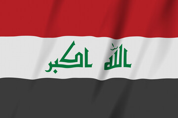 Naklejka premium Iraq flag background
