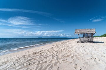 Obraz premium Redcliffe - Jetty on Moreton Bay. Beautiful simple AI generated image in 4K, unique.