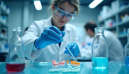  Innovation in the lab  A scientist at work