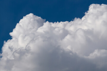 Dreaming of a blue sky and clouds in nature. Cloudy weather bright concept. Blue sky with white clouds. Dreaming of a blue sky lifestyle with white clouds.