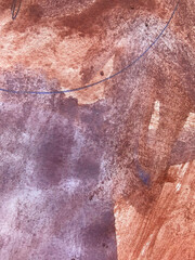 background with a paint purple-brown gouache brushstrokes