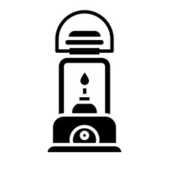 Marine Lantern glyph icon