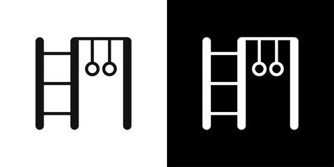 jungle gym icon logo set vector © Kajal