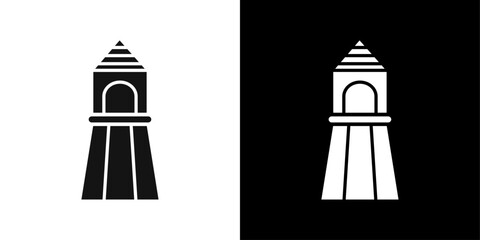 Rubber kid slide icon logo set vector