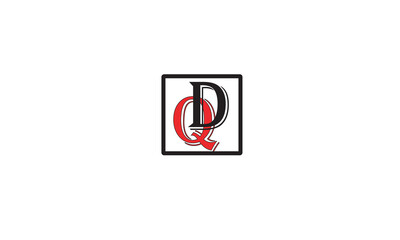 QD, DQ, D, Q Abstract Letters Logo Monogram