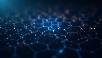 Obraz premium Connected Future A Network of Possibilities