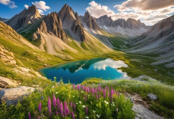 breathtaking landscapes capturing thrill adventure vivid detail natural beauty, nature, scenery, mountain, valley, forest, river, lake, ocean, sky, cloud