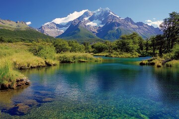 Breathtaking Nature View of Chile's Landscape