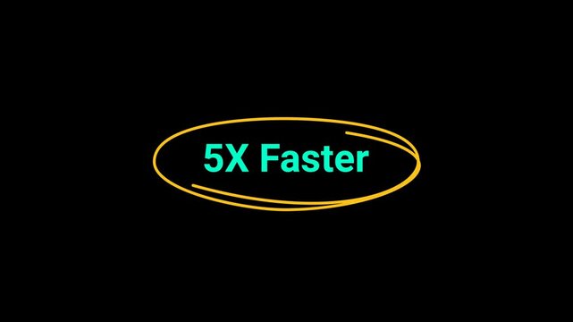 5x Faster text Animation