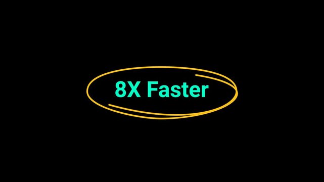 8x Faster text Animation