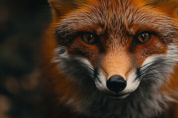 Fototapeta premium Nahaufnahme Fuchs