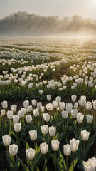 Fototapeta premium field of tulips