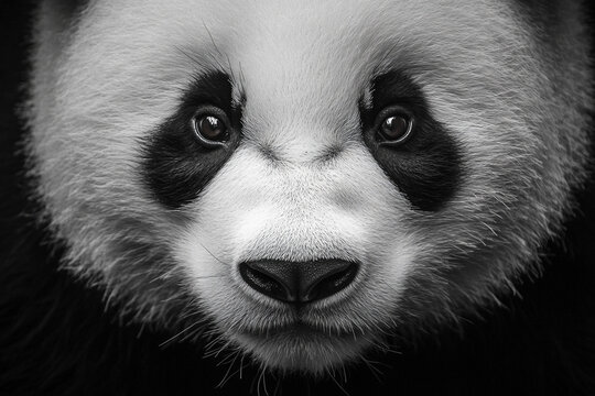 Panda B&auml;r Gesicht
