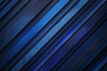 Obraz premium Abstract blue wooden plank background with diagonal lines.