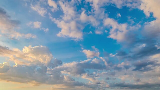 日没のタイムラプス	