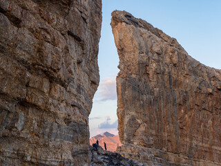 Sunset at the Brèche de Roland: A Natural Marvel in the Cirque de Gavarnie