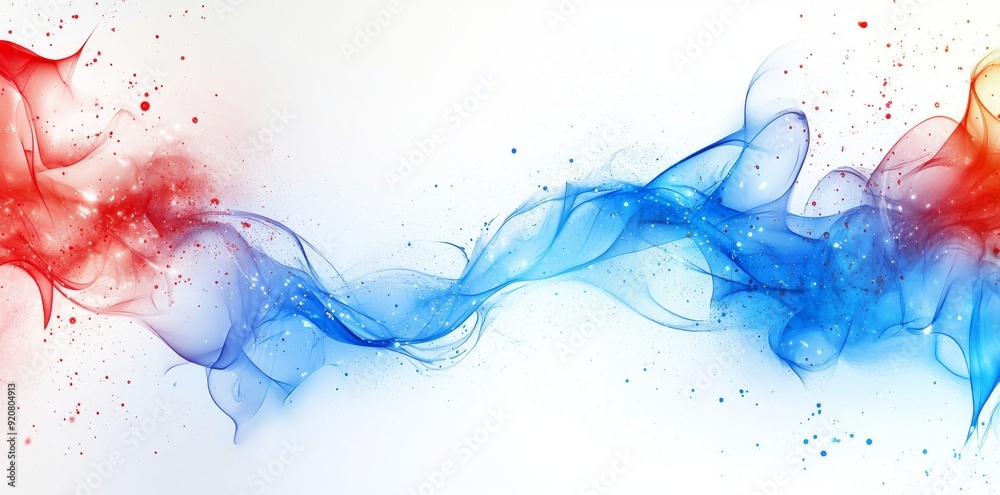 Poster abstract background with curved beams of light. motion pattern with futuristic technology.