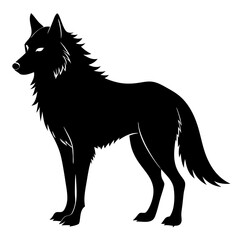 wolf silhouette