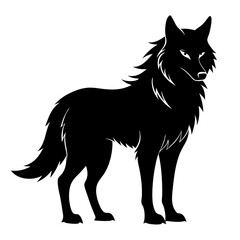 wolf silhouette