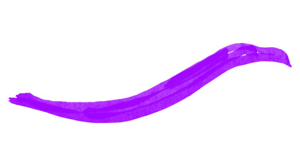 Purple brush strokes on transparent background.