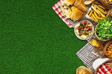 Celebrate International Picnic Day With Delicious Food on Fresh Green Grass