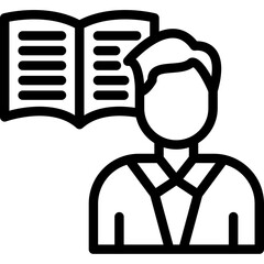 Literature Student Icon