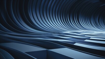 Futuristic Motion Background with Curved Wavy Lines Modern Abstract Design Element Featuring Flowing Wave Patterns Created with Blend Tool