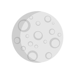 Halloween Full Moon Illustration