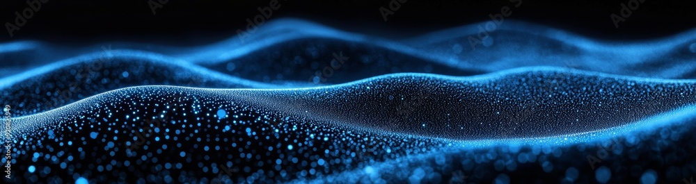 Poster futuristic wave background. abstract background with a dynamic wave. connecting background. abstract