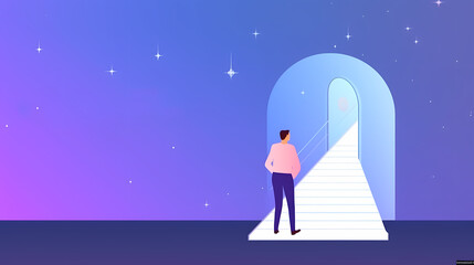 Obraz premium starting a new business project startup innovation vector image,Leave space for entering text.