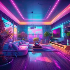 Modern luxury house interior architecture