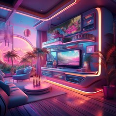 Modern luxury house interior architecture