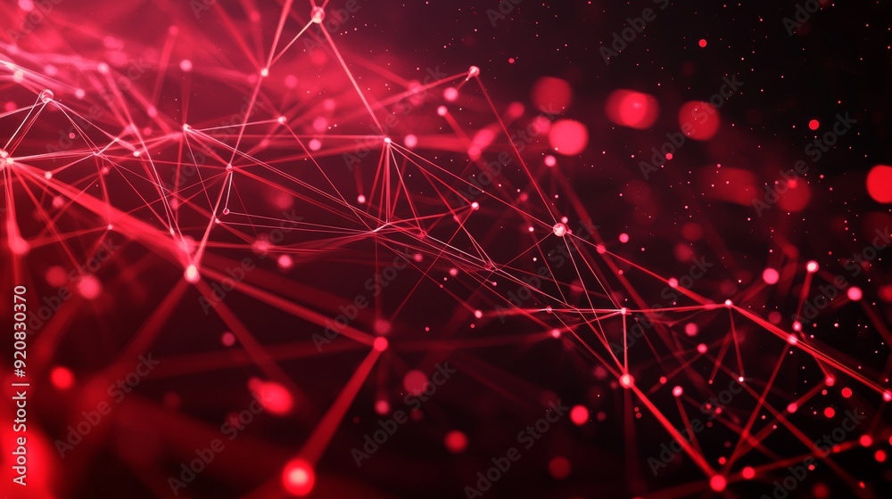 Poster molecular structure and communication. network connection structure. big data digital background. 3d
