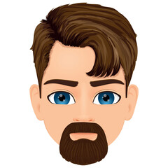 young boy with brown hair