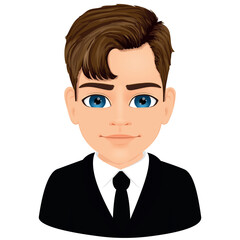 young boy with brown hair