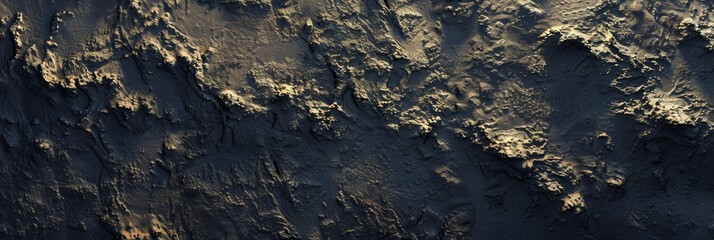 Obraz premium Rugged Rock Surface with Dark and Cracked Natural Texture