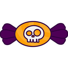Halloween Candy Illustration