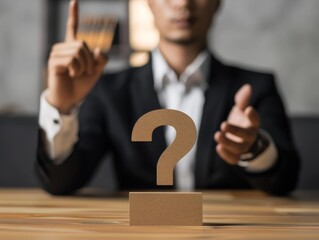 Investor asking a challenging question during a QA session