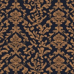 Fototapeta premium Damask Pattern - Ornate, often symmetrical designs with a regal, traditional look.