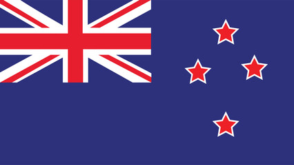 Illustration of New Zealand national flag